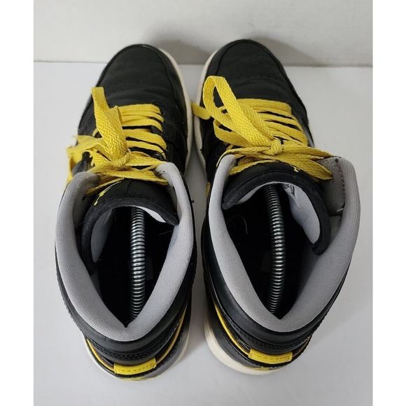 Air Jordan 1 Mid Yellow Retro Black 2014 Nike 554724-070 Mens Size 9.5 - Picture 12 of 16